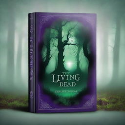 Create a book cover for a fantasy adventure novel titled 'The Living Dead