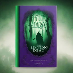 Create a book cover for a fantasy adventure novel titled 'The Living Dead