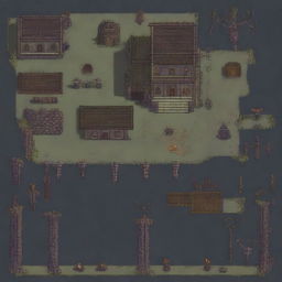 Create a pixel art level design for a game with a very dark, serious, and medieval atmosphere similar to Blasphemous