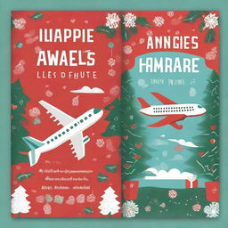 A romance novel cover set during Christmas time with a title 'Airplane Mode'