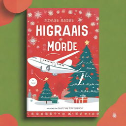 A romance novel cover set during Christmas time with a title 'Airplane Mode'