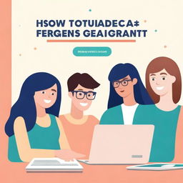 Create a book cover with the title 'How to Use Chat GPT for Foreign Students'