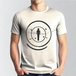 A stylish T-shirt design featuring a modern and clean look