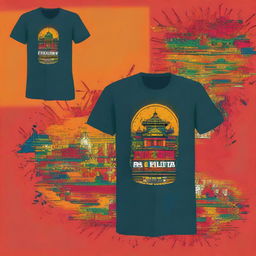 A creative T-shirt design for 'Pelita Maba'