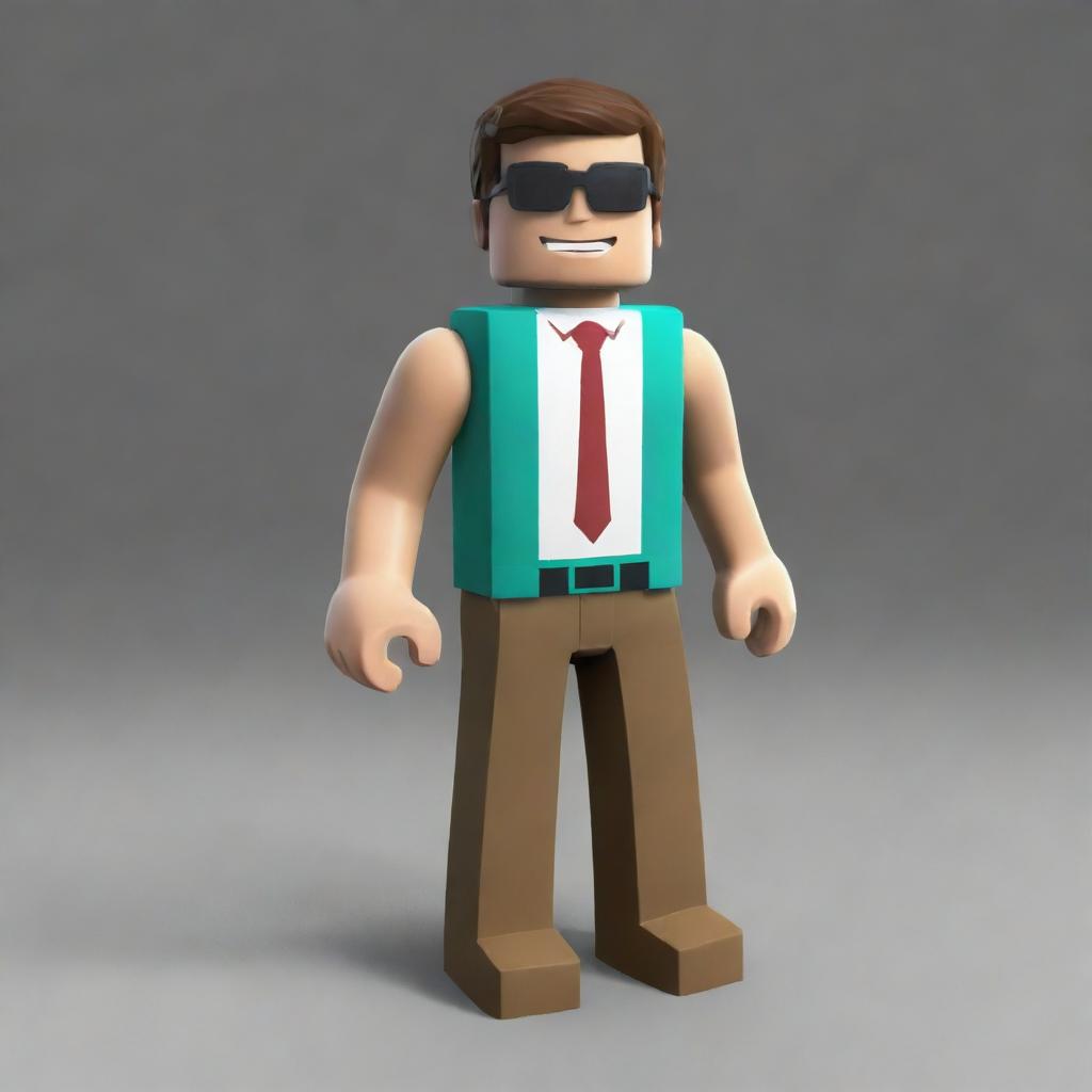 A generically designed Roblox character standing in a neutral pose.