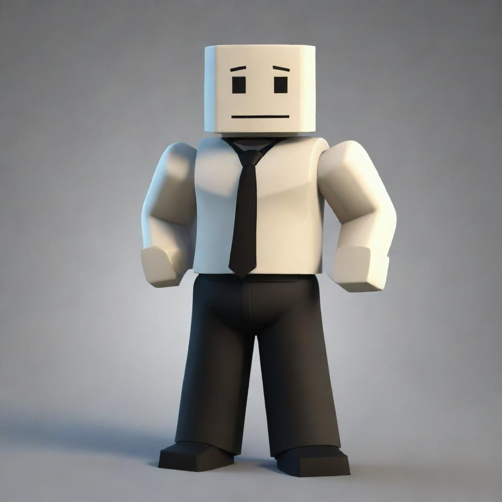 A generically designed Roblox character standing in a neutral pose.