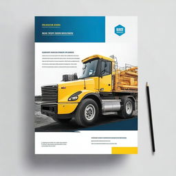 Create a cover page for an industrial reservoir contracting establishment