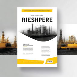 Create a cover page for an industrial reservoir contracting establishment