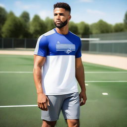 A high-quality sports t-shirt designed for athletes