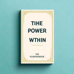 Create a book cover with the title 'The Power Within' prominently displayed