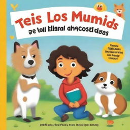 Una portada de libro titulada 'Los mundos de Martín: La escuela de mascotas'