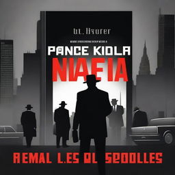 Create a book cover featuring a dark, mysterious mafia theme