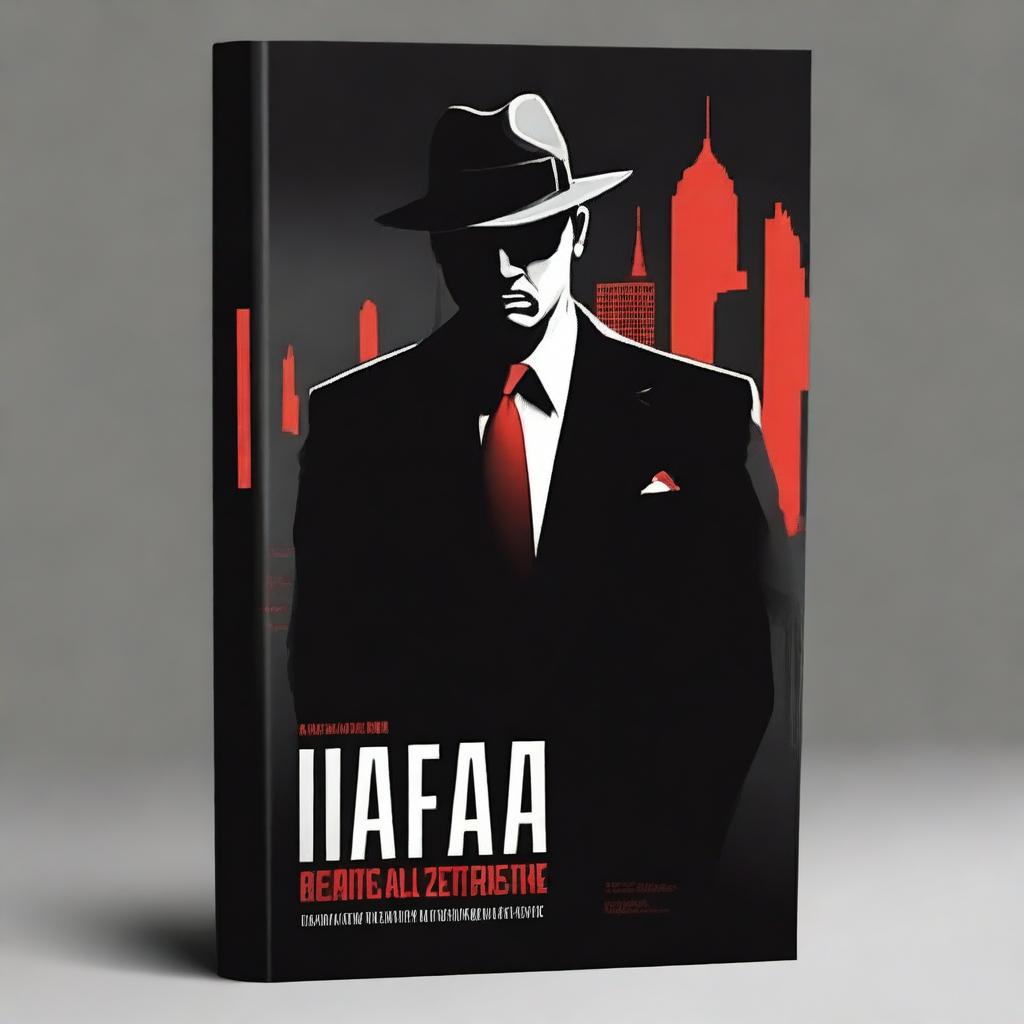 Create a book cover featuring a dark, mysterious mafia theme