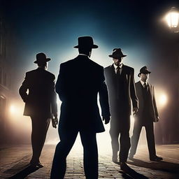 A dramatic shootout between lawyers and mobsters under the moonlight