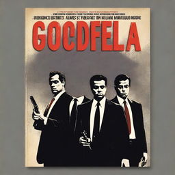 A book cover featuring characters from the movie Goodfellas holding guns