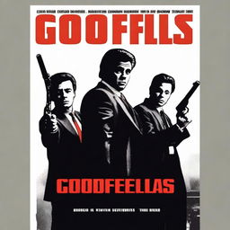 A book cover featuring characters from the movie Goodfellas holding guns