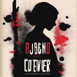 Create a book cover that conveys a dark, war-like atmosphere with both dark and bright elements