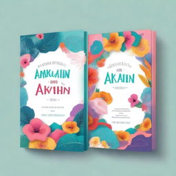 Create a front and back book cover with the title 'Menggapai Cita Di Akhir Do'a'