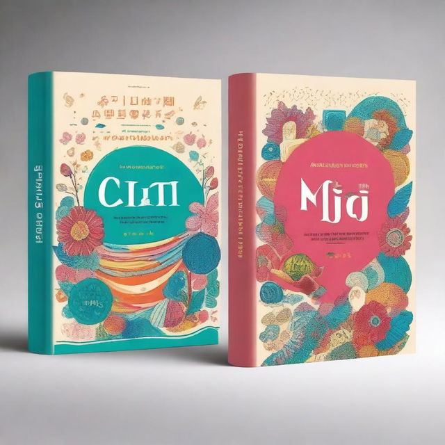 Create a front and back book cover with the title 'Menggapai Cita Di Akhir Do'a'