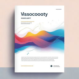 Create a front page for a rheology book focused on fluids and viscosity