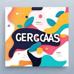 Design an image featuring the text 'Geragas' with a unique and creative design