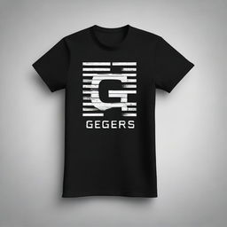 Create a t-shirt design featuring the text 'G E R A G A S' with each letter spaced out