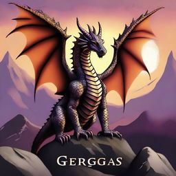 A high-quality digital illustration of a majestic dragon named Geragas