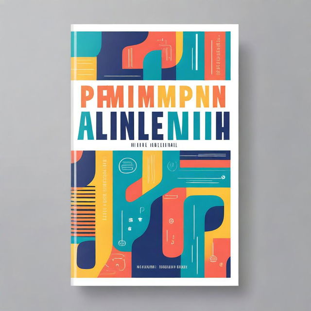 A vibrant and modern book cover design for a book titled 'Pemimpin Milenial'