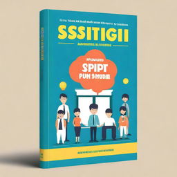 A book cover design for a book titled 'Strategi Pemimpin Milenial'