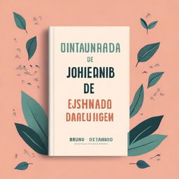 Create a book cover with the title 'Uma jornada de conhecimento e coragem' and the author's name 'Bruno Otávio'