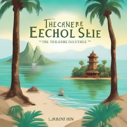 Create a captivating book cover for 'The Treasure of Echo Isle' by CK