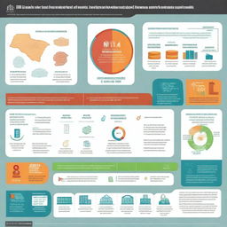 An infographic illustrating the relationship between state medical expenditure and its impact on the human development index (HDI)