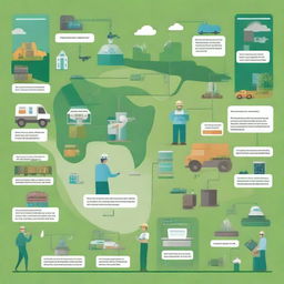 An image depicting the Central Pollution Control Board, showcasing various elements like pollution control measures, environmental protection, and monitoring activities