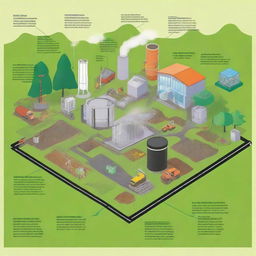 An image depicting the Central Pollution Control Board, showcasing various elements like pollution control measures, environmental protection, and monitoring activities