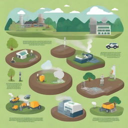 An image depicting the Central Pollution Control Board, showcasing various elements like pollution control measures, environmental protection, and monitoring activities