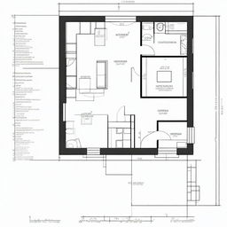 A detailed floor plan of a one-bedroom country house measuring 7 meters by 4 meters, including a gallery