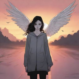 A young woman with angelic powers, searching for her identity and purpose