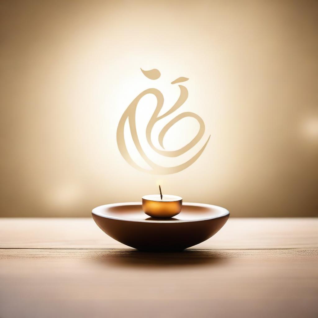 A serene and peaceful image representing the mantra OM SHANTI