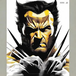 Create a live-action movie poster featuring Wolverine