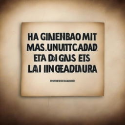 Create a sign that reads: 'Ha generado más muertos la ingenuidad que esta dictadura'