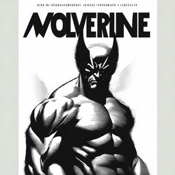 Create a live-action movie poster featuring Wolverine