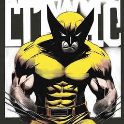 Create a live-action movie poster featuring Wolverine