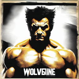 Create a live-action movie poster featuring Wolverine