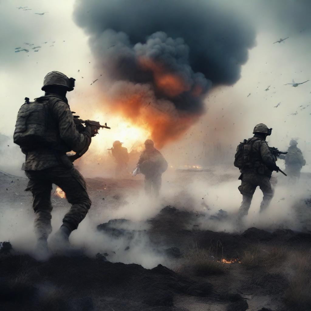 Epic Battlefield: Witness the Intensity of War