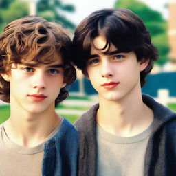 A movie poster featuring two 17-year-old high school boys in love