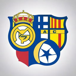 A thumbnail image featuring the logos of Real Madrid and Barcelona