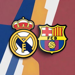 A thumbnail image featuring the logos of Real Madrid and Barcelona