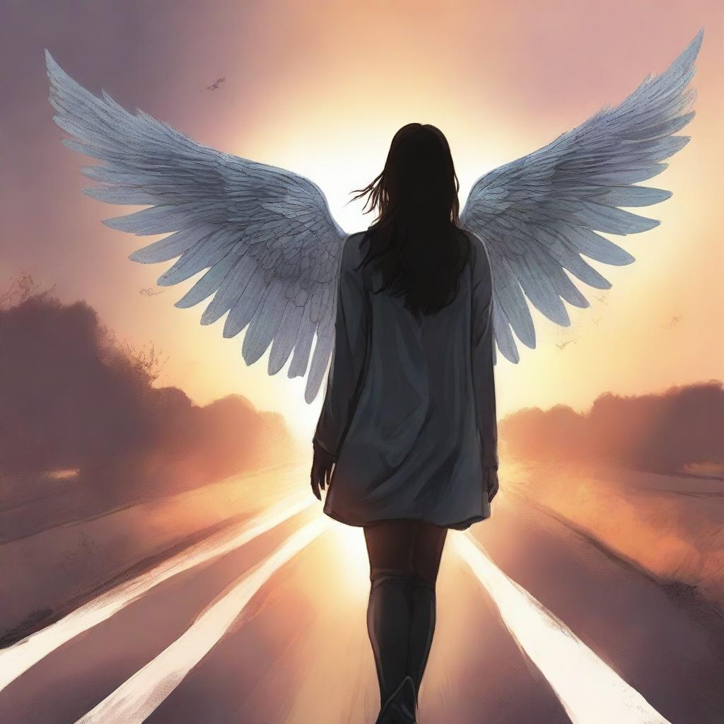 A young woman with angelic powers, searching for her identity and purpose