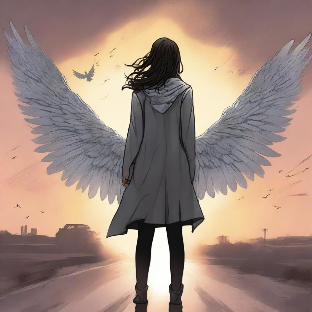A young woman with angelic powers, searching for her identity and purpose