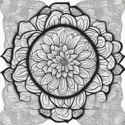 A collection of intricate mandala designs for coloring